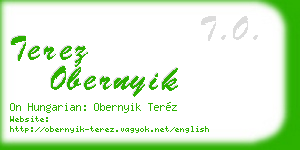 terez obernyik business card